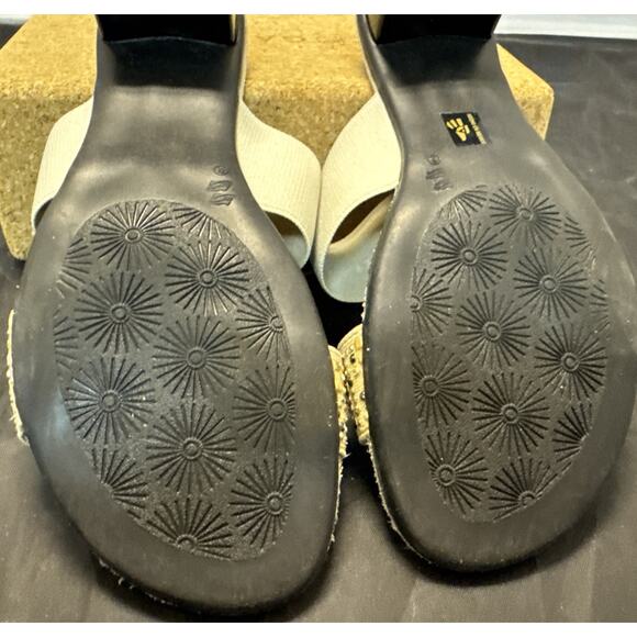 Tory Burch Estella Embellished Slide On Sandals With Crystals Size 7 Shoes - Picture 12 of 12